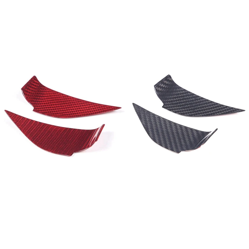 

For Subaru BRZ 2022 Dry Carbon Fiber Car Inner Door Handle Bowl Cover Trim Decoration Sticker Accessories