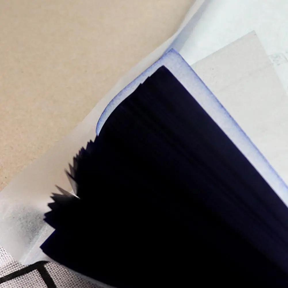 Dark Blue A4 Carbon Transfer Tracing Paper Legible Graphite For Painting, Drawing, And Copying On Reusable Art Surfaces V1b5