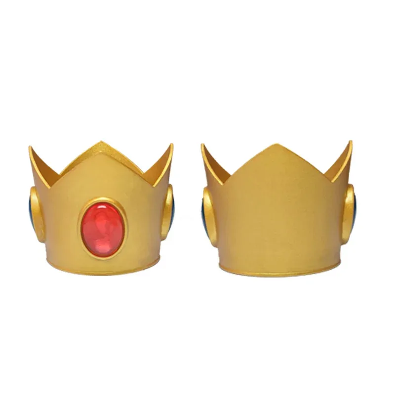 New Bowsette Princess Bowser Peach Cosplay Crown Princess Toadstool Peach Accessories Halloween Carnival Party 3D Printing F2025
