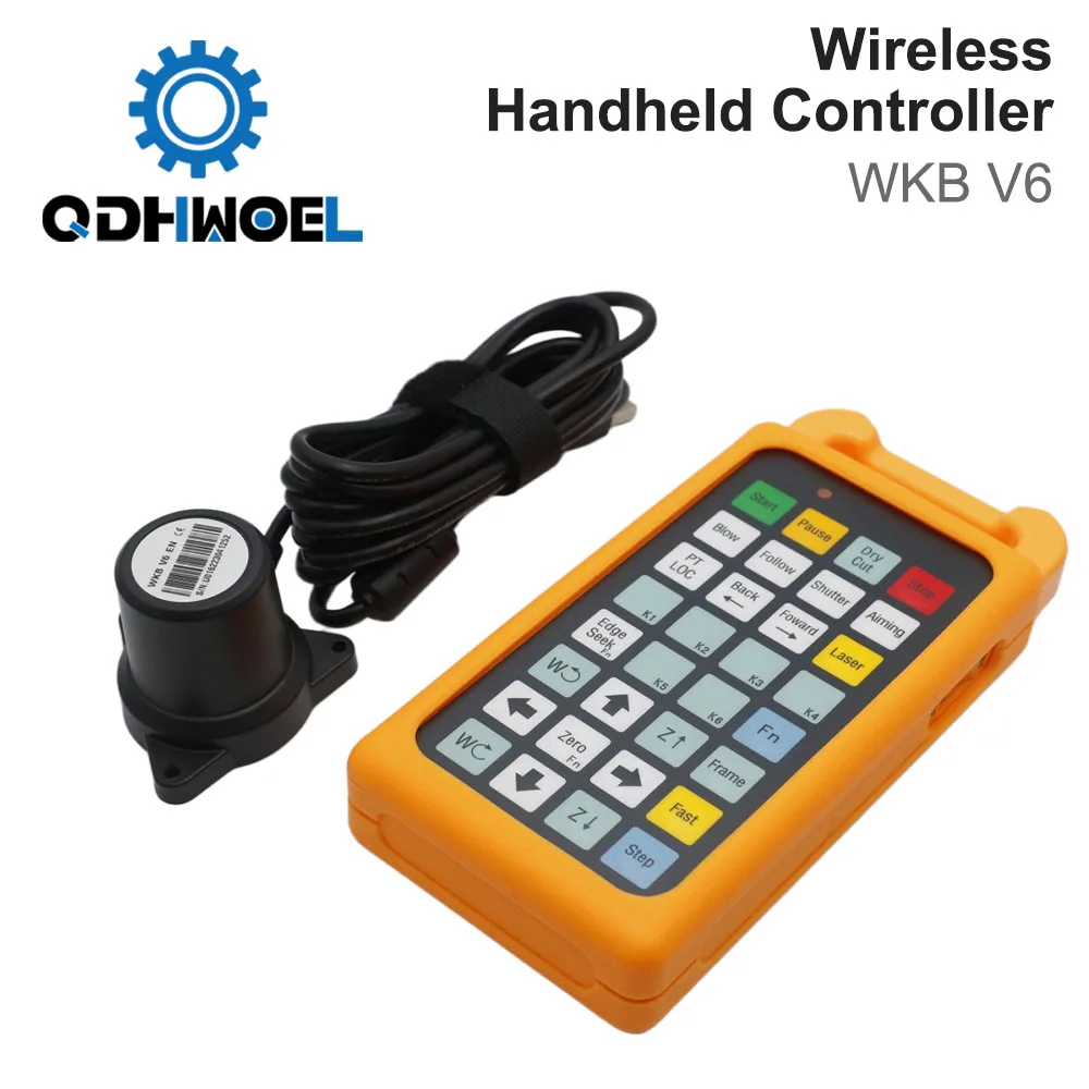 WKB V6 Wireless Handheld Controller Compatible with BOCHU FSCUT CypCut Laser Cutting System