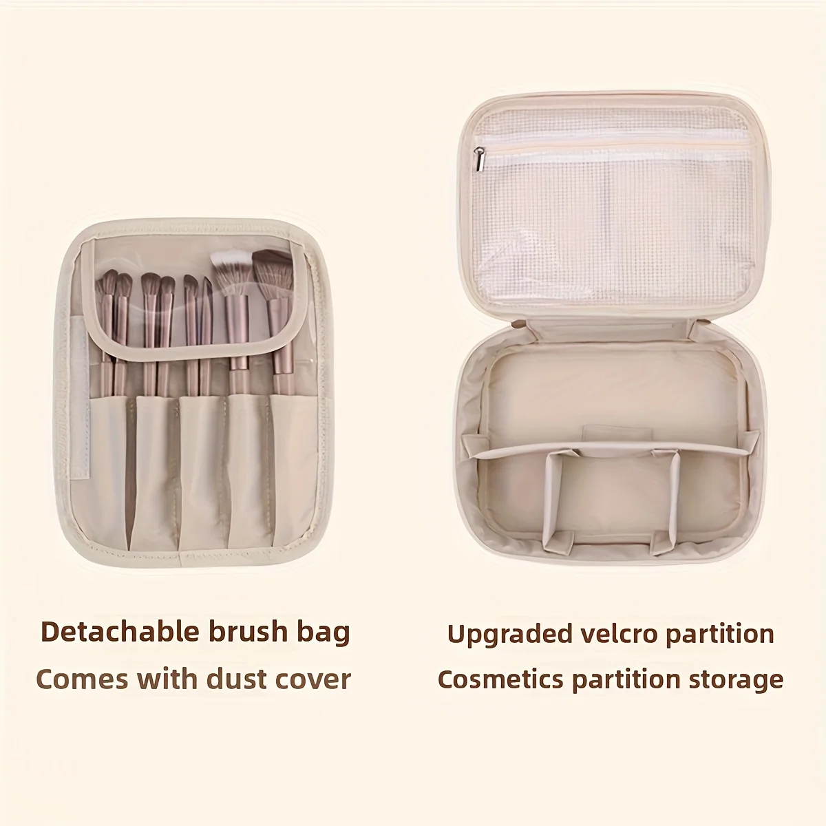 PU Portable Cosmetic Storage Bag Large Capacity Mouthwash Waterproof Bag Travel Supplies OrganizingBag