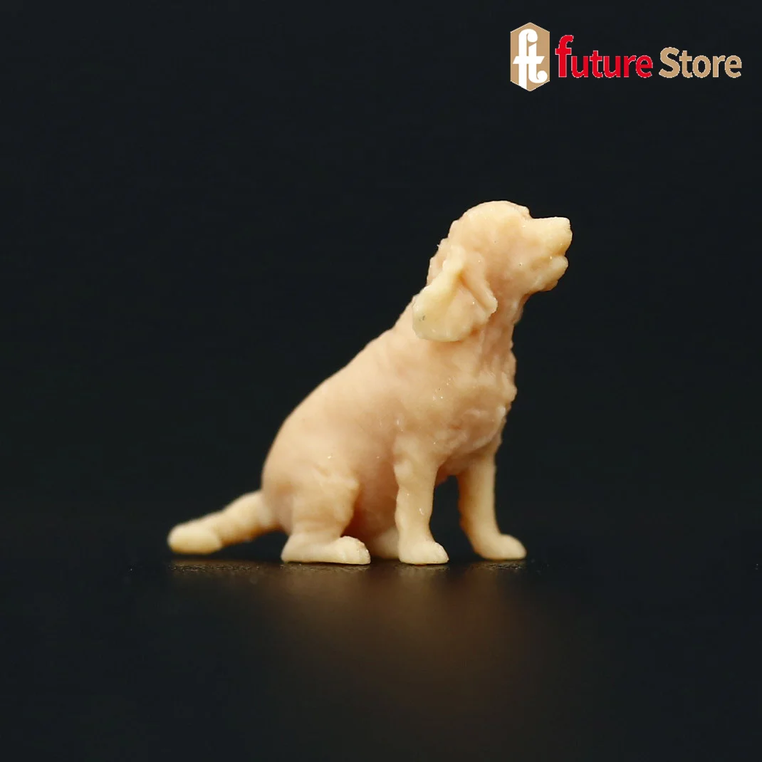 A277 1/87 1/64 1/43 Cute Dog Puppy Miniatures Figures Creative Scene Props Diorama Model For Cars Toys Micro Photography Collect