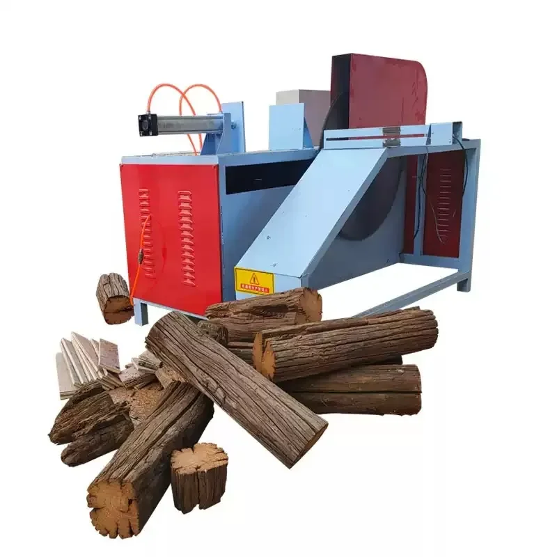 Wood Log Breaking cutting saw machine