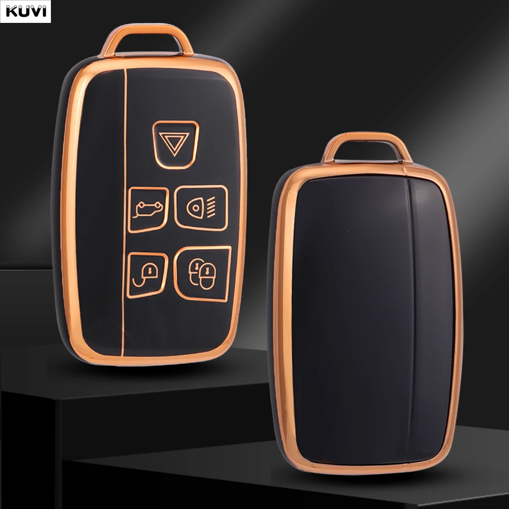 TPU Style TPU Car Key Case Cover Holder For Land Rover Range Rover Evoque Sport Freelander Discovery Velar For Jaguar XE XF XJ