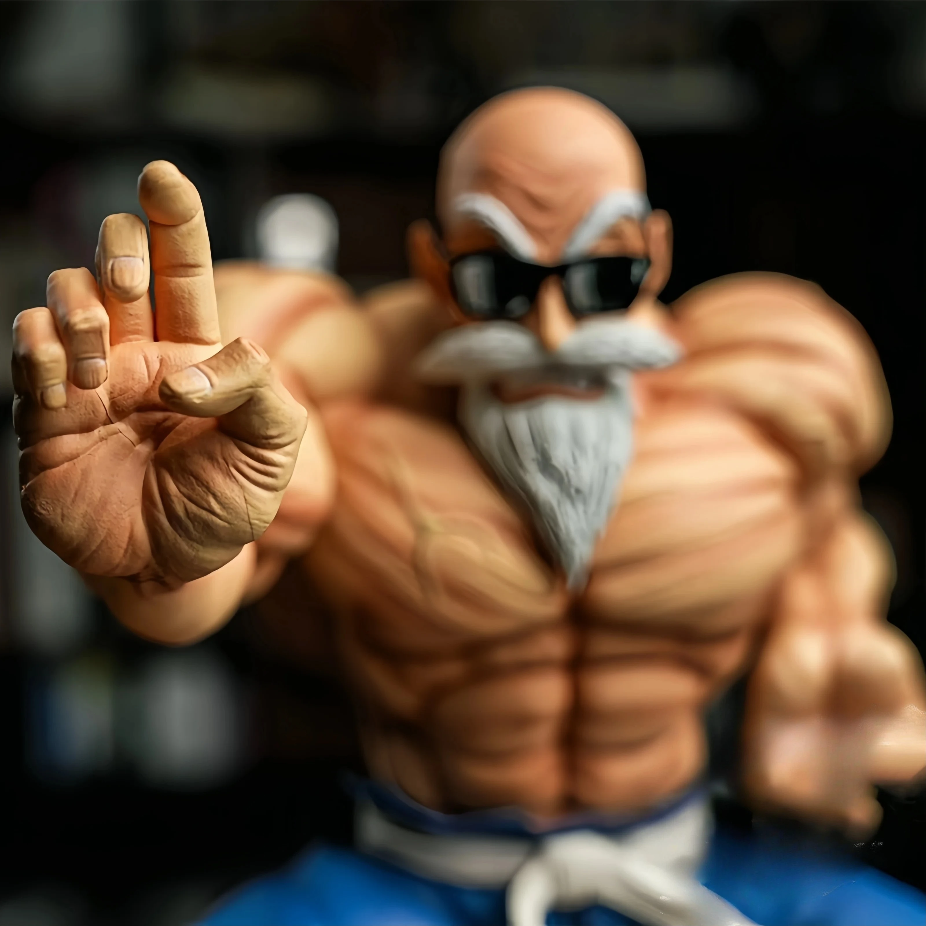 Аниме Dragon Ball фигурка GK Muscle Master Roshi Goku Kame Sennin Фигурка из ПВХ Фигурка Модель Детские куклы Подарочные игрушки 10 см!