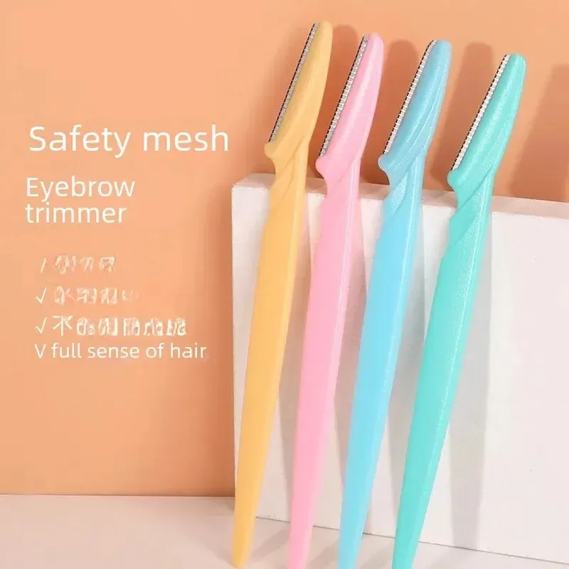 1/3/5/10pcs Scherpe Schaar Wenkbrauw Trimmer Tool Make-Up Grooming Tool Losse Verpakking Wenkbrauw scheermes Scherp Veilig Efficiënte