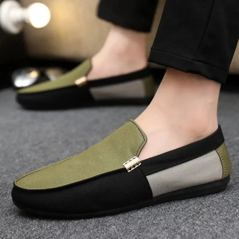 Loafers Men Slip On Shoes Anti Slip Sole Comfort Driving Casual Shoe Breathable Walking Shoes Men Sneakers Big Size 46