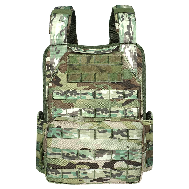 Camouflage Molle Tactic Vest Personal Protective Tactical Gear Ballistic Plate Carrier Tactical Vest quick release Armor Vest