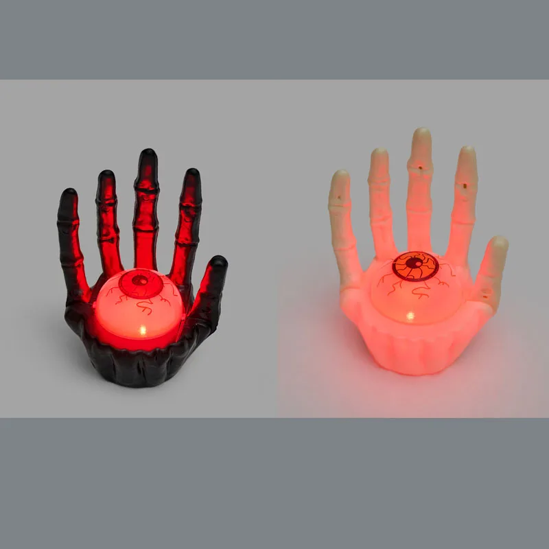 NEW Skeleton Hand 2 Devil Claws Night Light Atmosphere Light Desktop Ornament Halloween Gift