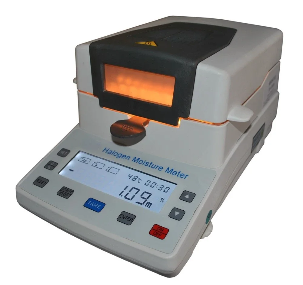 XY‑110MW Halogen Moisture Analyzer, Lab Trace Moisture Tester for Solid, Liquid, Wood and Powder Samples