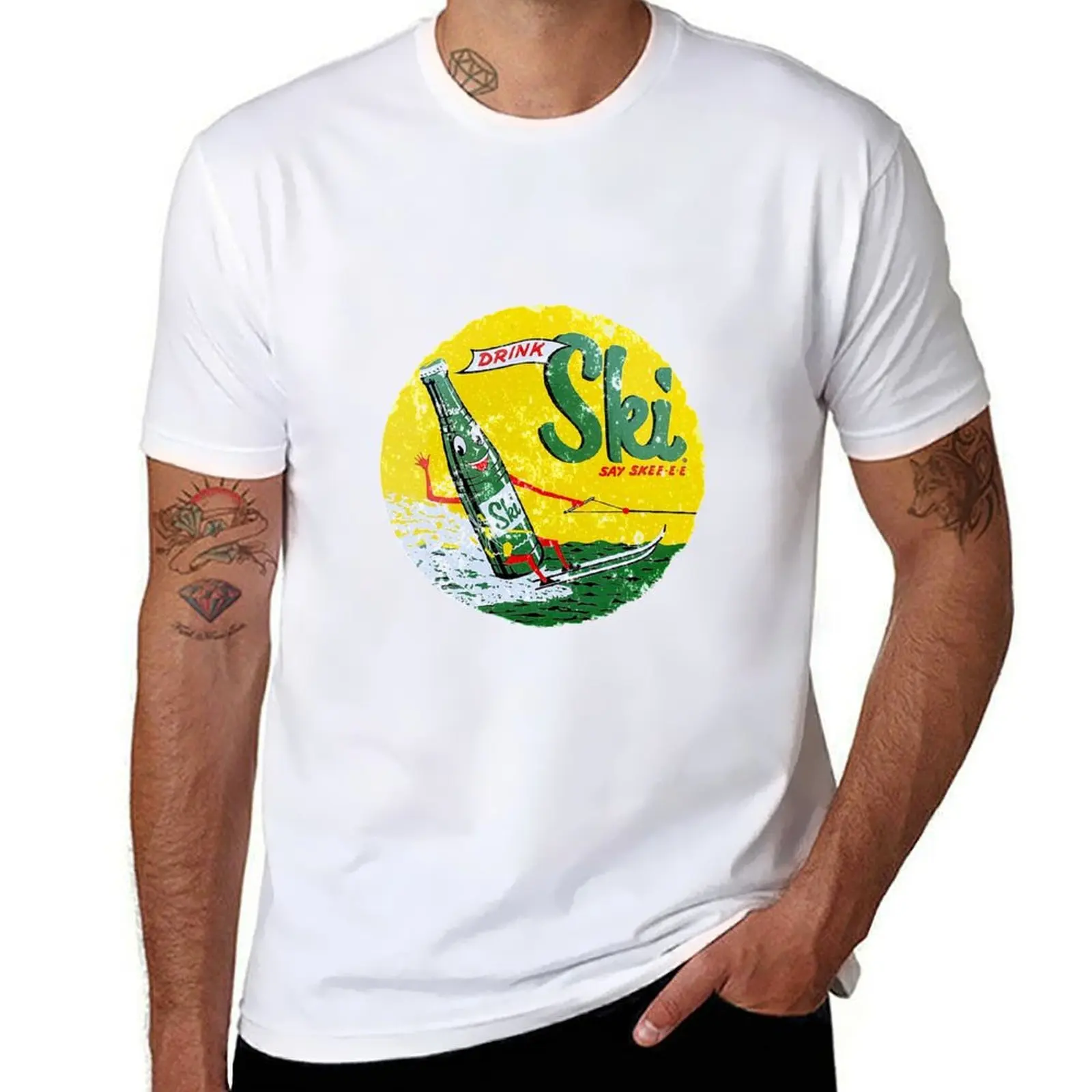 

Ski Cola T-Shirt funny t shirts cotton t shirts for man pack white T-Shirt