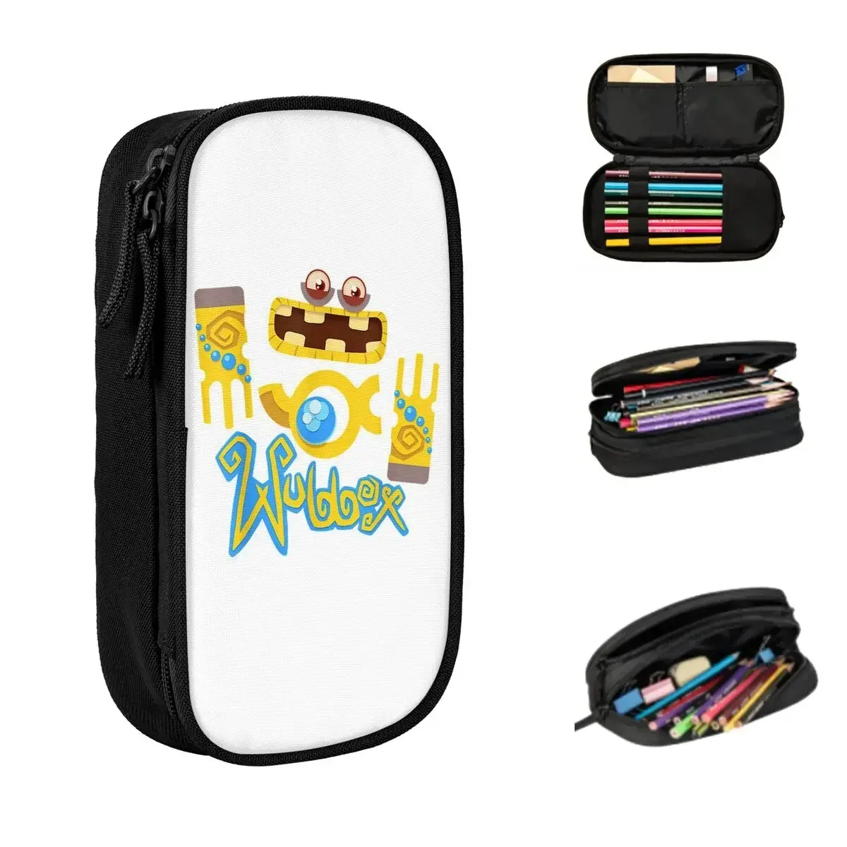 

Wubbox My Singing Monsters пеналы большой емкости сумки для ручек пенал для ручек для студентов канцелярские принадлежности школьный офис