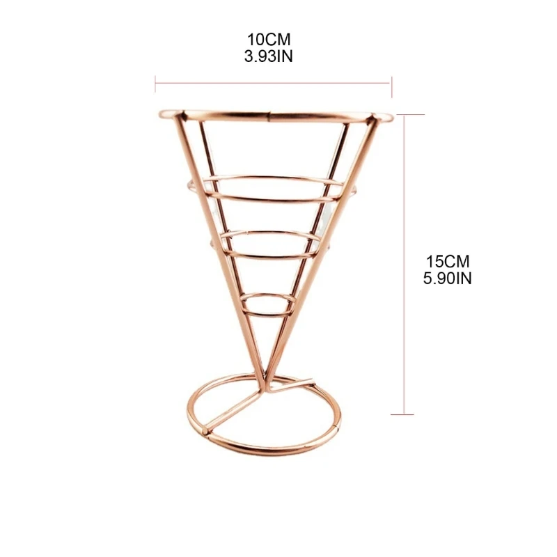 Espositore per fritti Supporti multiuso in filo metallico per forniture per feste ristorante