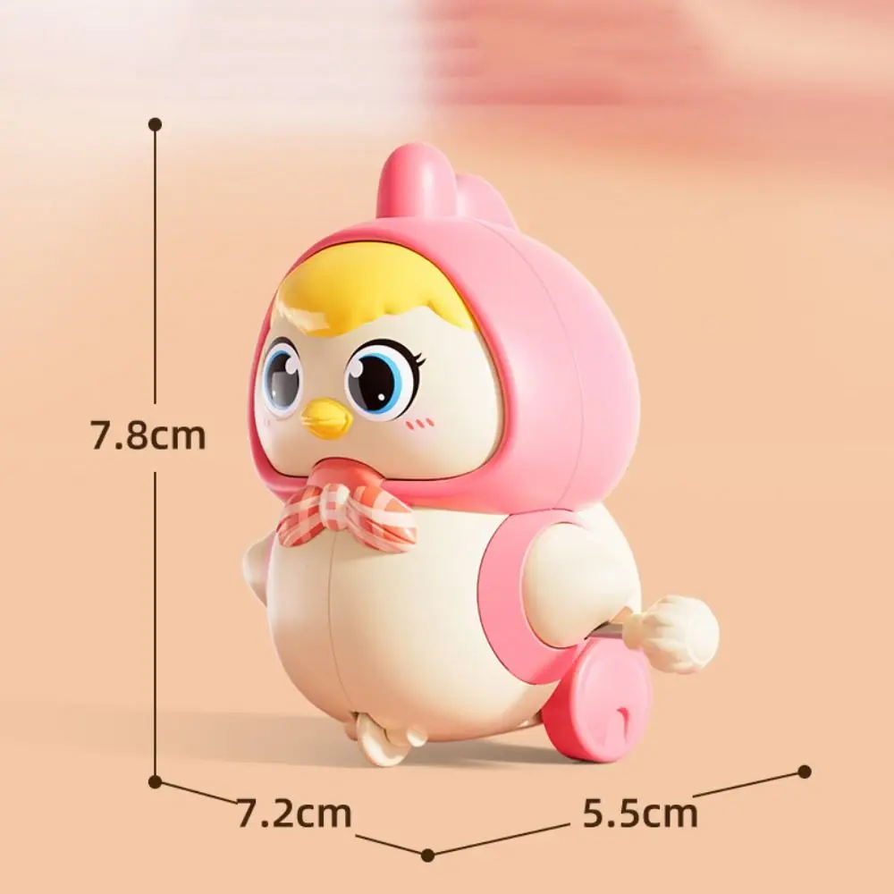 Movable Chicken Clockwork Toys Magnetic Adsorption Interactive Anime Chicken Wind-up Toy Funny Cute Swing Walk Crawling Toys