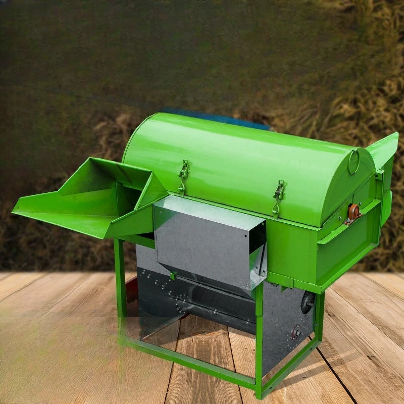 Rice thresher, full feed wet and dry agricultural household lift