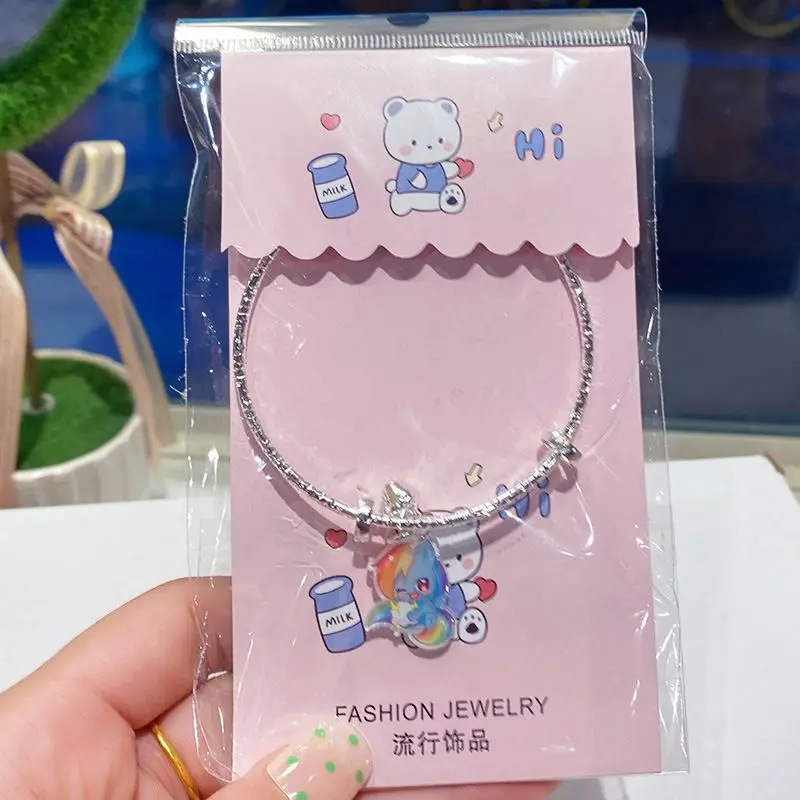 

2024 New Miniso My Little Pony Kawaii Anime Bracelet Cute Fashionable and Exquisite Sweet and Versatile Birthday Gifts for Girls