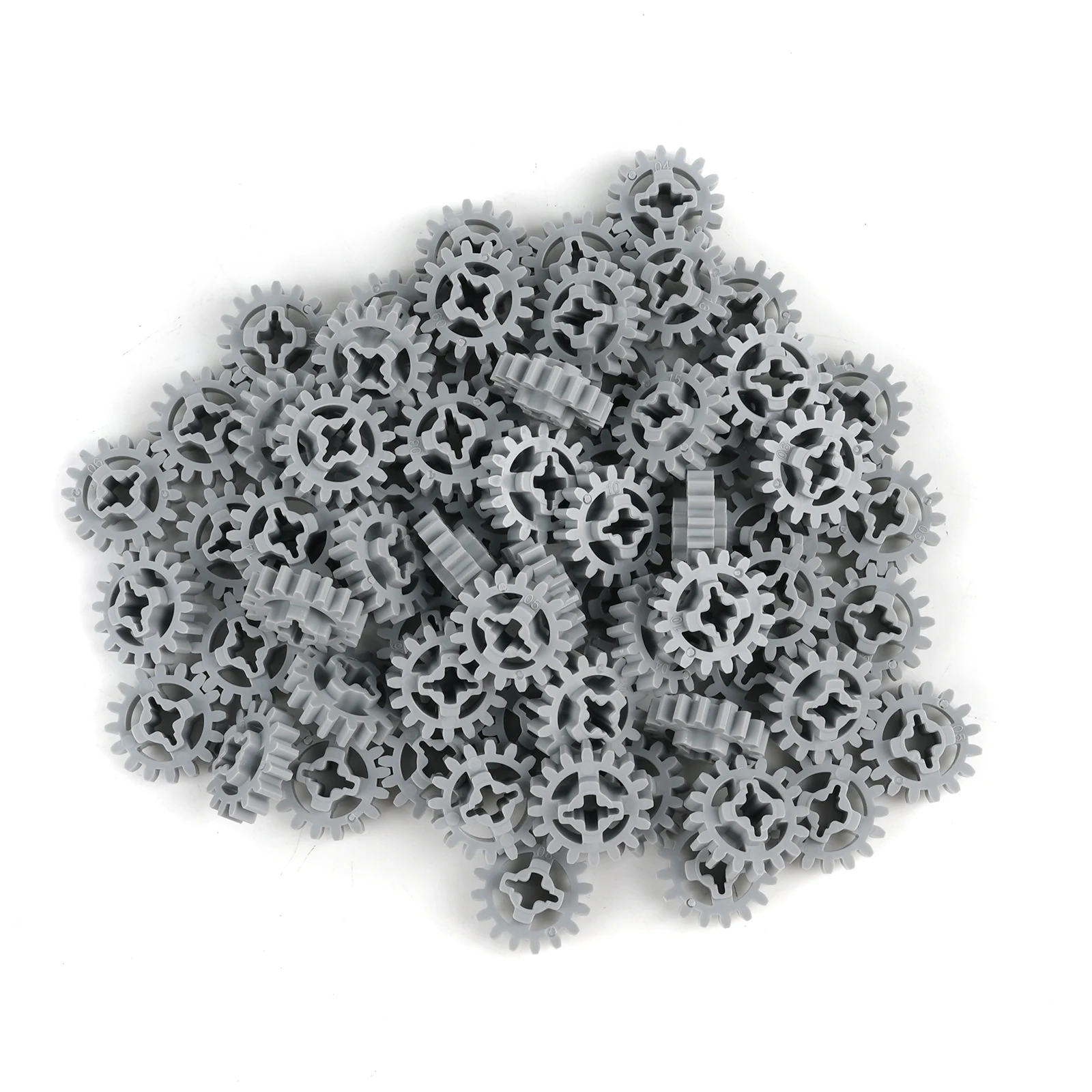 Parti di blocchi di costruzione per ingranaggi a catena piccola MOC Technic compatibile con mattoni ingranaggi differenziali giocattoli puzzle per bambini fai da te