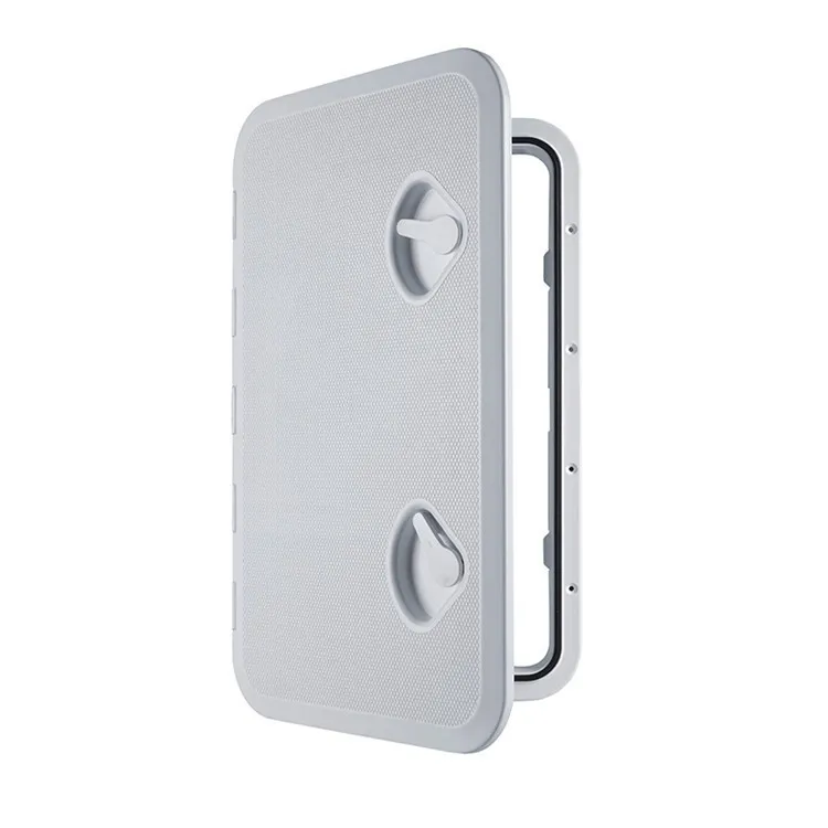 White Square Deck Cover Hatch Cover Hand Hole Cover ABS Plastic Anti-aging Marine Yacht Speedboat Motorhome Accessories