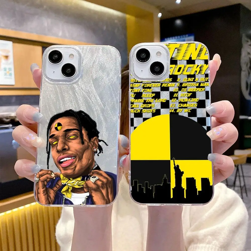 Mob Asap Rocky Rapper T-TESTINGs MINISO Phone Case Camlet Case For Iphone 16 15 14 13 12 11 PRO Max 6 7 Plus X XR XSMax Case