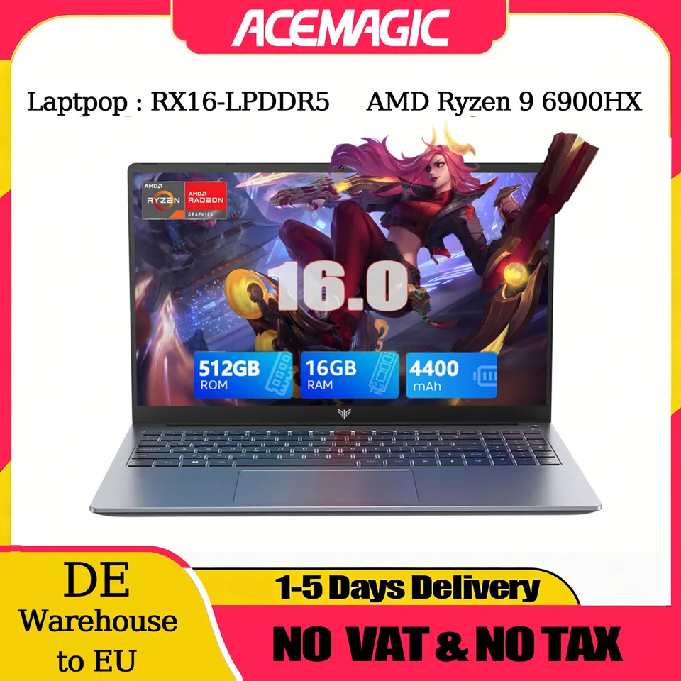 その他 ACEMAGIC LAPTOP ACEMAGIC Gaming Laptop 15.6-in AMD Ryzen 7 5825U(8C/16T), Radeon
