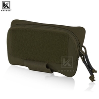 KRYDEX Tactical Admin Pouch Utility MOLLE / Belt Pouch Storage Organizer Panel Pouch Ranger Green