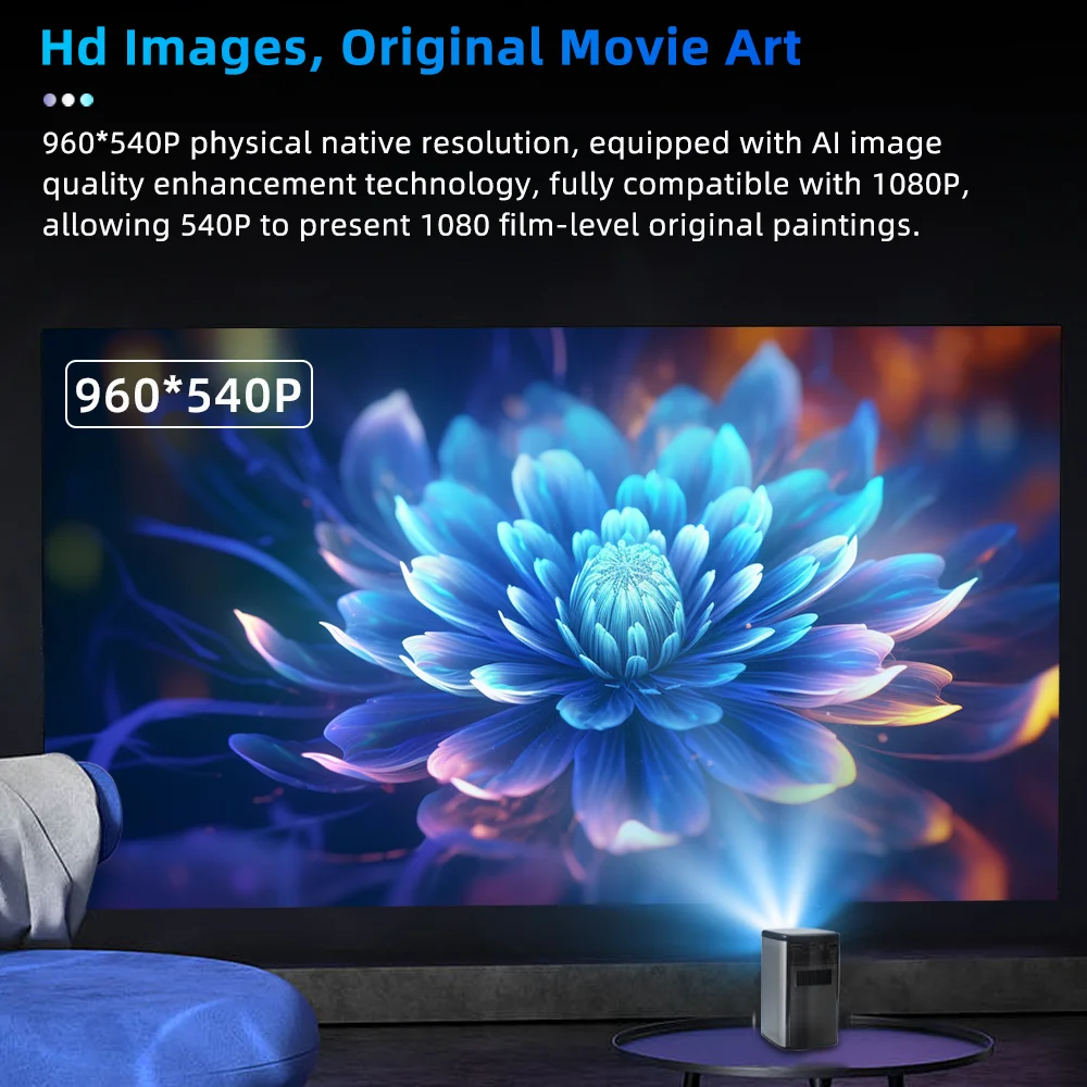 Everycom Touyinger C2000 nuevo proyector inteligente Android Mini proyector Multimedia portátil de alto brillo 2G RAM Venta caliente