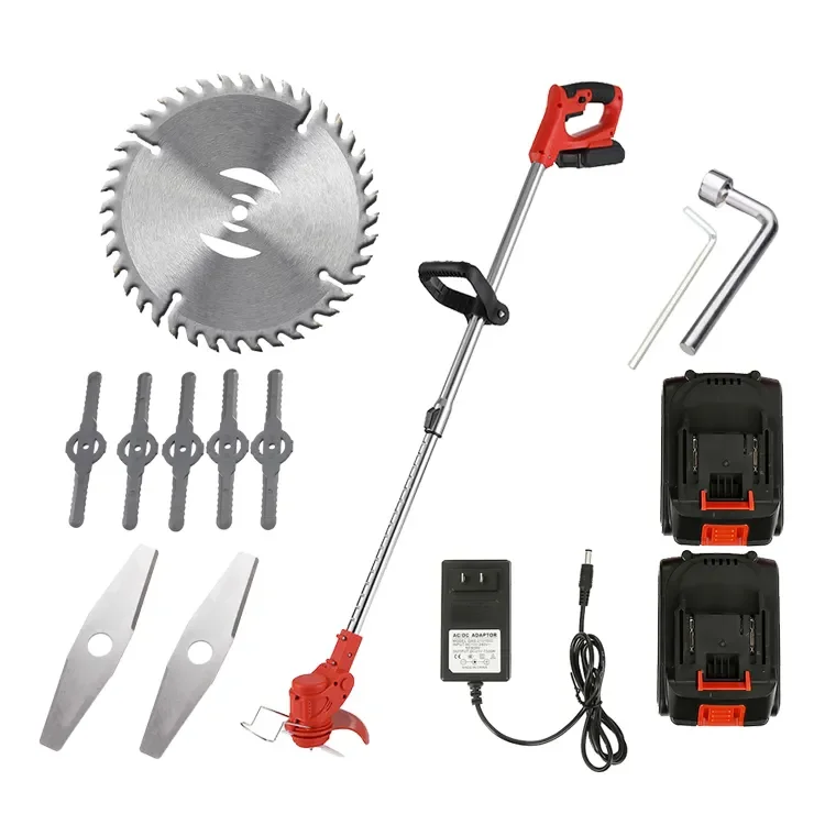 Portable Cordless Electric Lawn Mower Rechargeable Garden Pruning Tools 7 Inch for 21V Battery