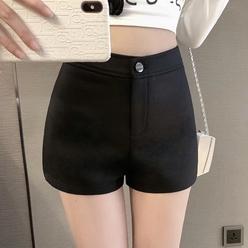 

Брюки Luna с высокой талией, облегающие, в стиле Pure Desire, новинка, летние повседневные брюки, женские, модные, с высокой талией, широкие штанины...