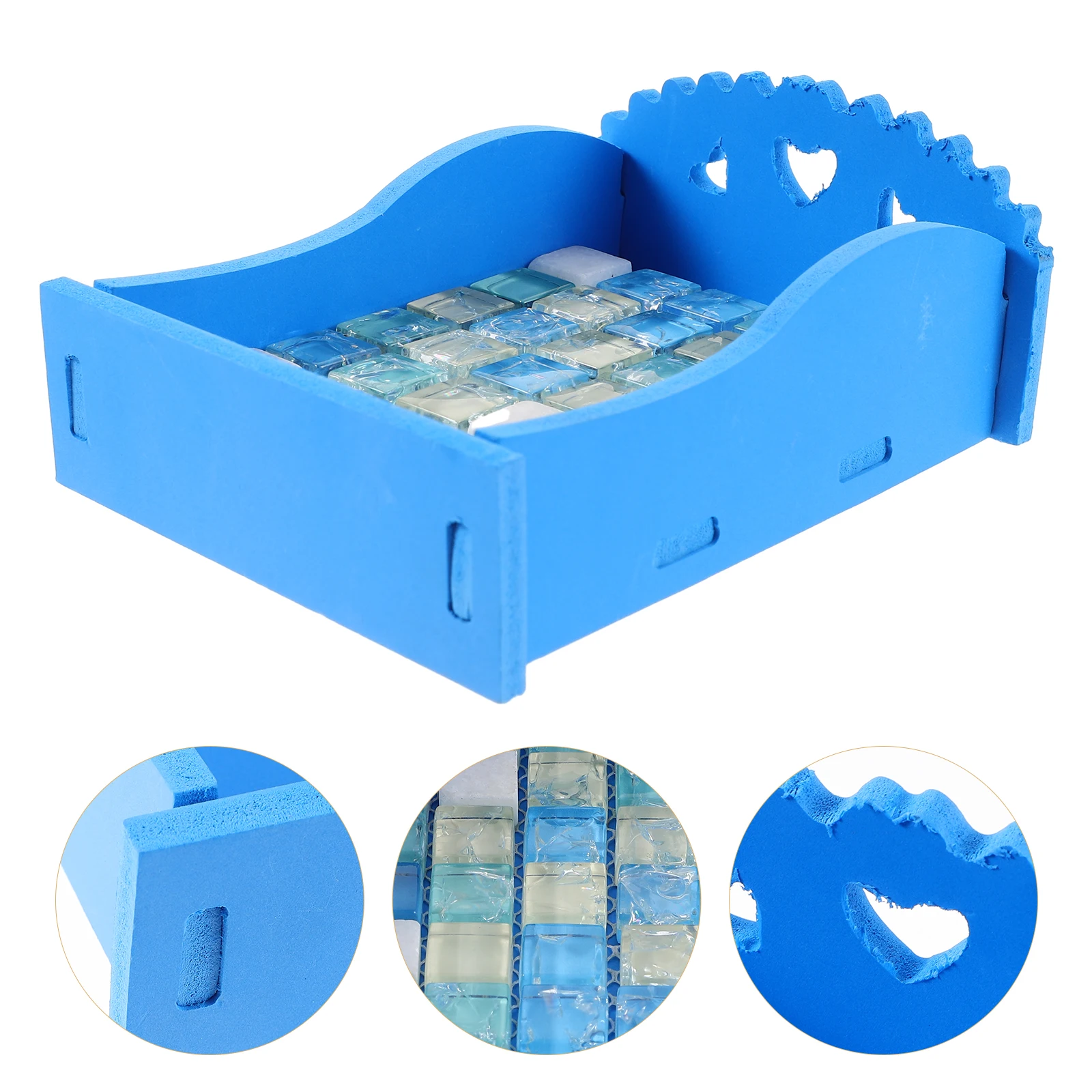 1 قطعة سرير التبريد كريستال الهامستر عش الحيوانات الأليفة حصيرة Skyblue دائم سهلة التنظيف السريع تبديد الحرارة مناسبة الحيوانات الصغيرة #5
