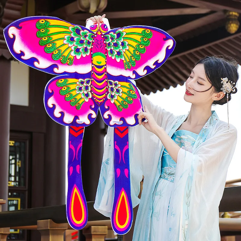 Latawiec Łąka Latawiec Dzieci Dorosły Bambusowy Motyl Ogon BEZ Sznurka Latawce Gingham Pokaz Sceniczny Wisząca Dekoracja Zabawne Zabawki Sportowe
