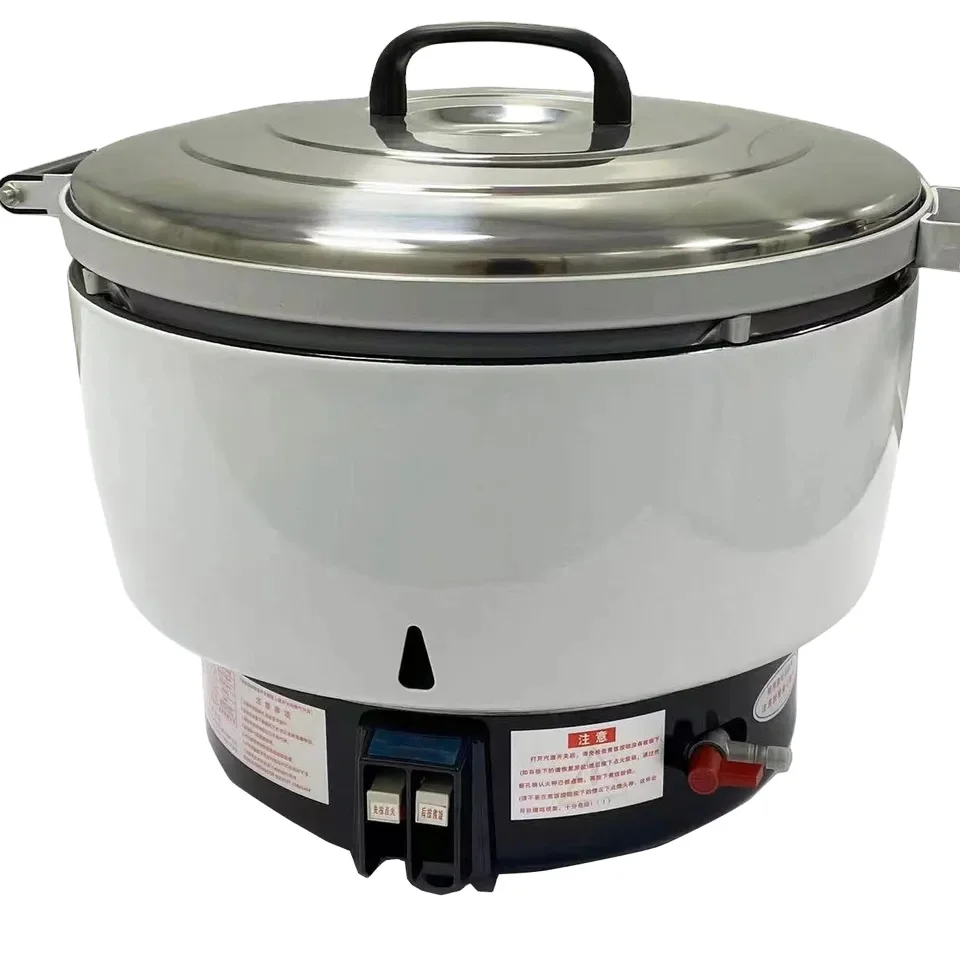 

23L simple operation Large Capacity Commercial Gas Rice Cooker With Liquefied Natural Pipeline gas