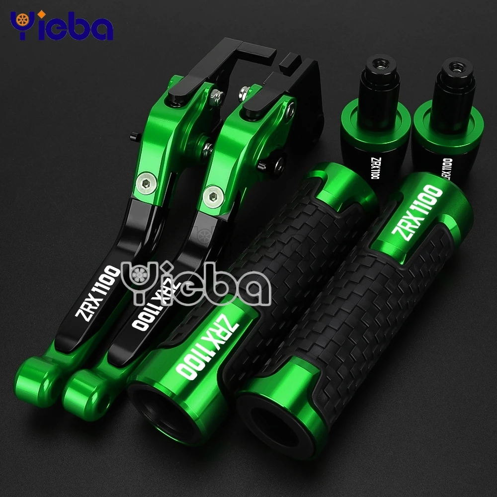 Motorcycle Brake Handle Motorbike CNC Clutch Brake Levers Handlebar Grips Ends For Kawasaki ZRX1100 ZRX 1100 1999~2007 2006 2005 2