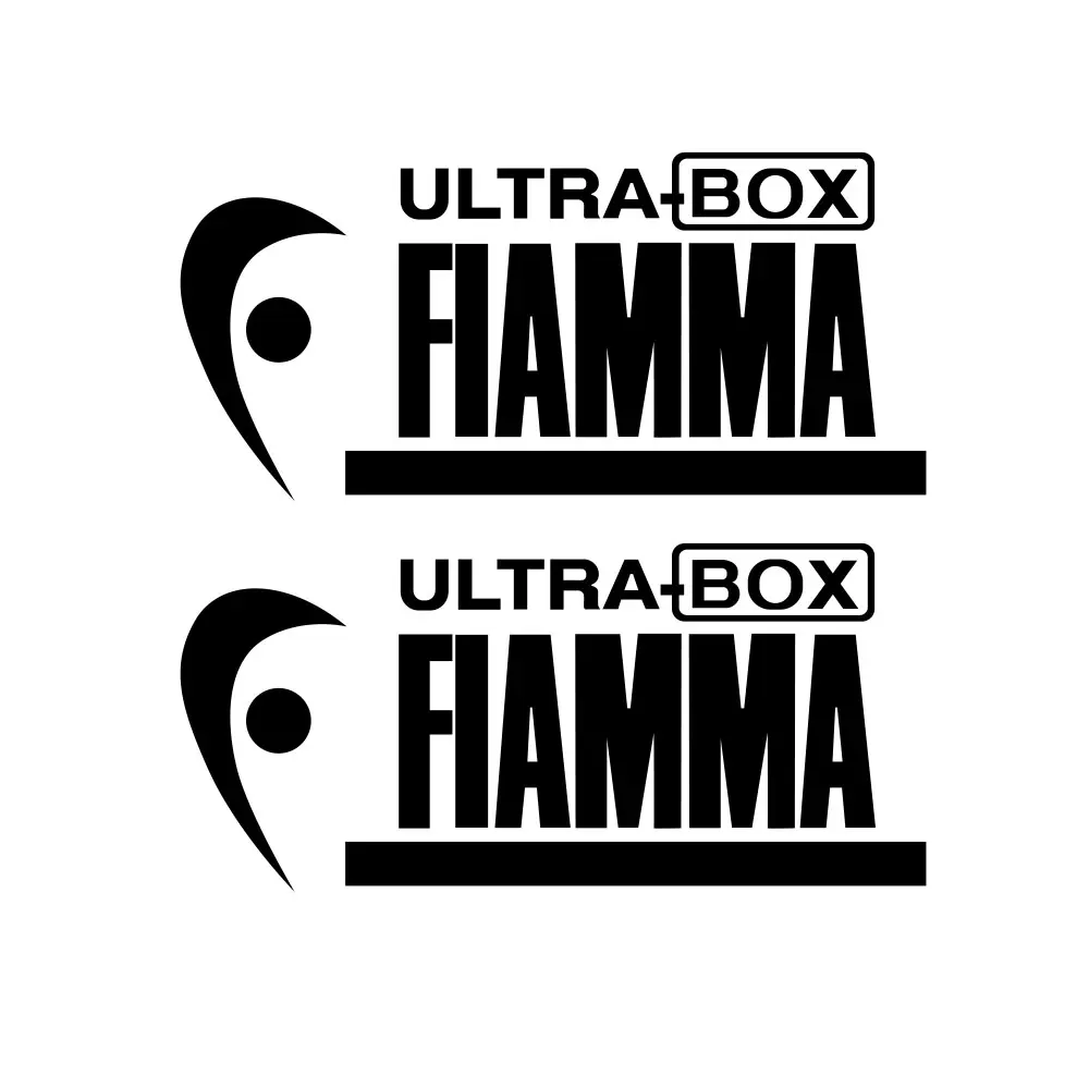 2pcs for FIAMMA ULTRA BOX  caravan motorhome decals stickers