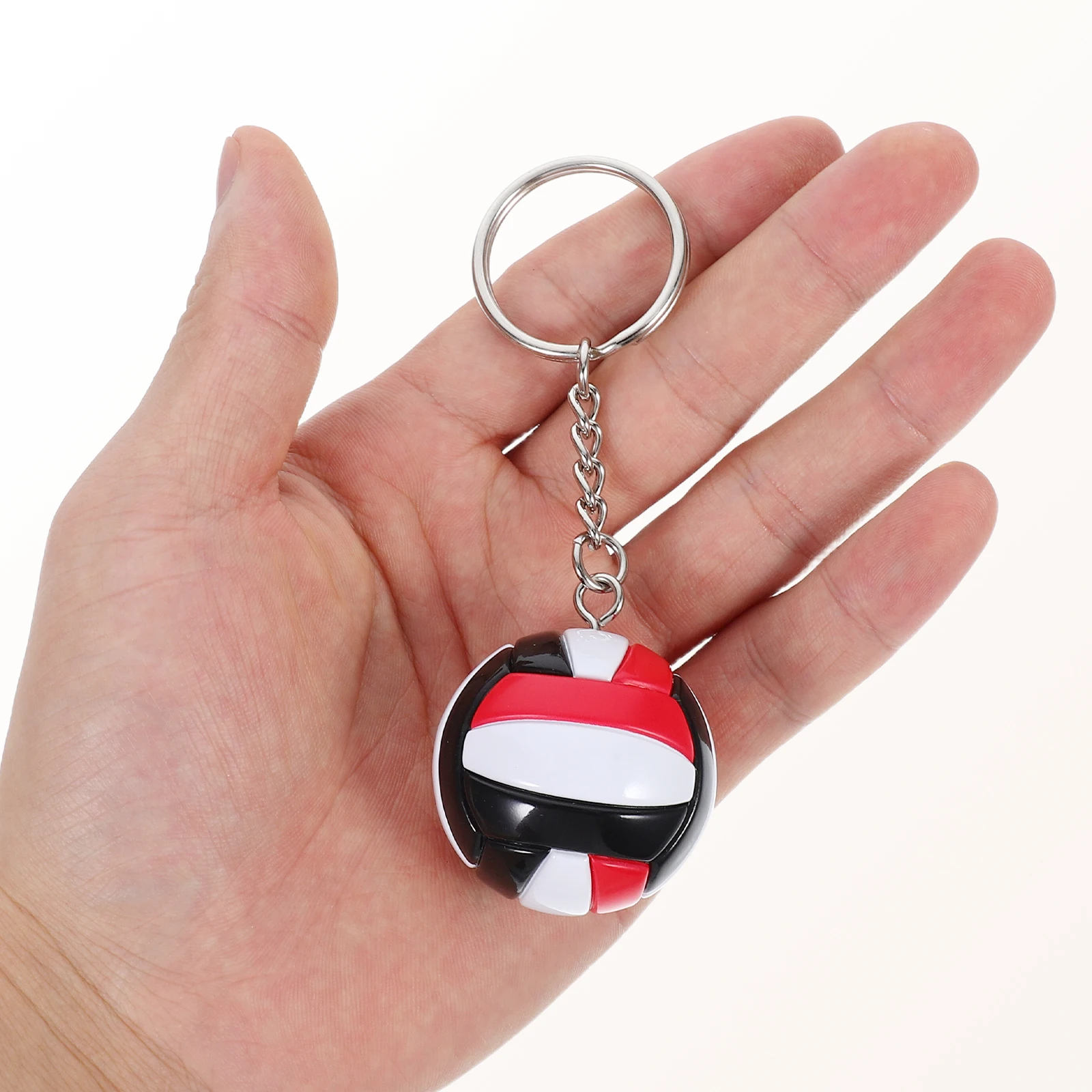 

Volleyball Keychain Backpack Charms for Boys Ring Pendant Pvc Sport Keychains Zinc Alloy Girls