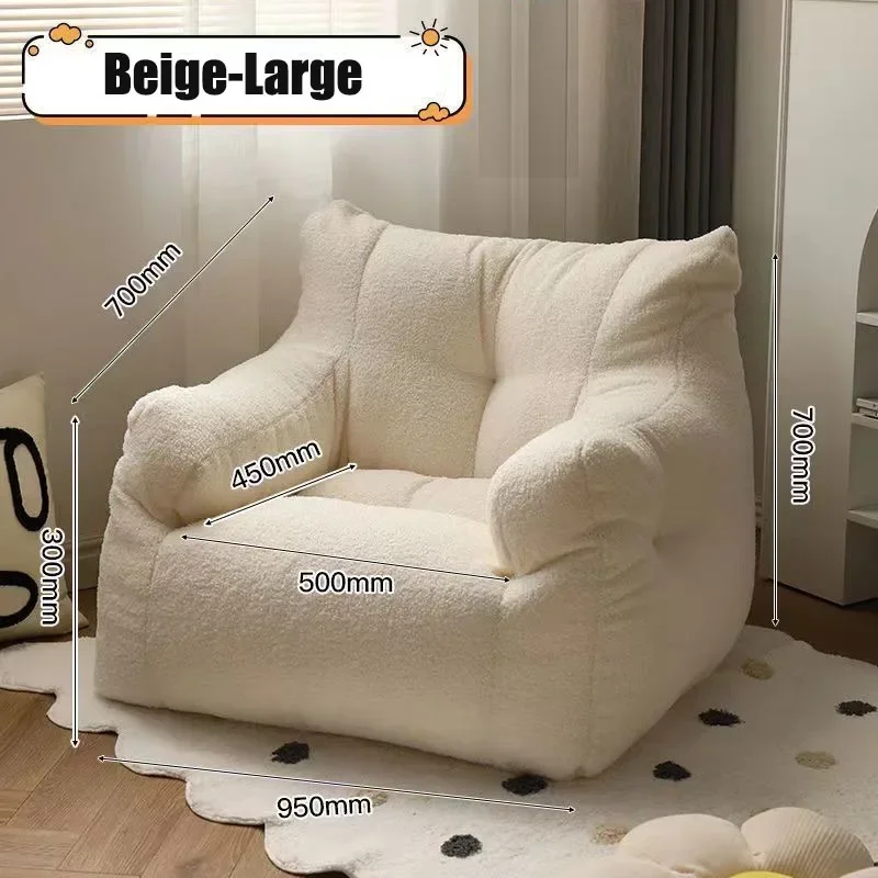 Single Children Nordic Sofa Nordic Italiano Lounge Organizer Soft Ergonomic Bean Bag Sofa Unique Canape Muebles Patio Furniture