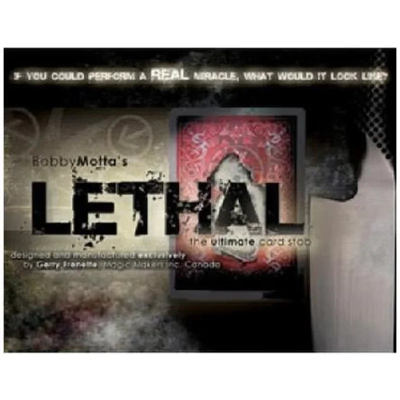 

Lethal By Bobby Motta Mentalism Magic Tricks,Magia Accessories Stage Magic Props Illusions Professional Magician Gimmicks Adult