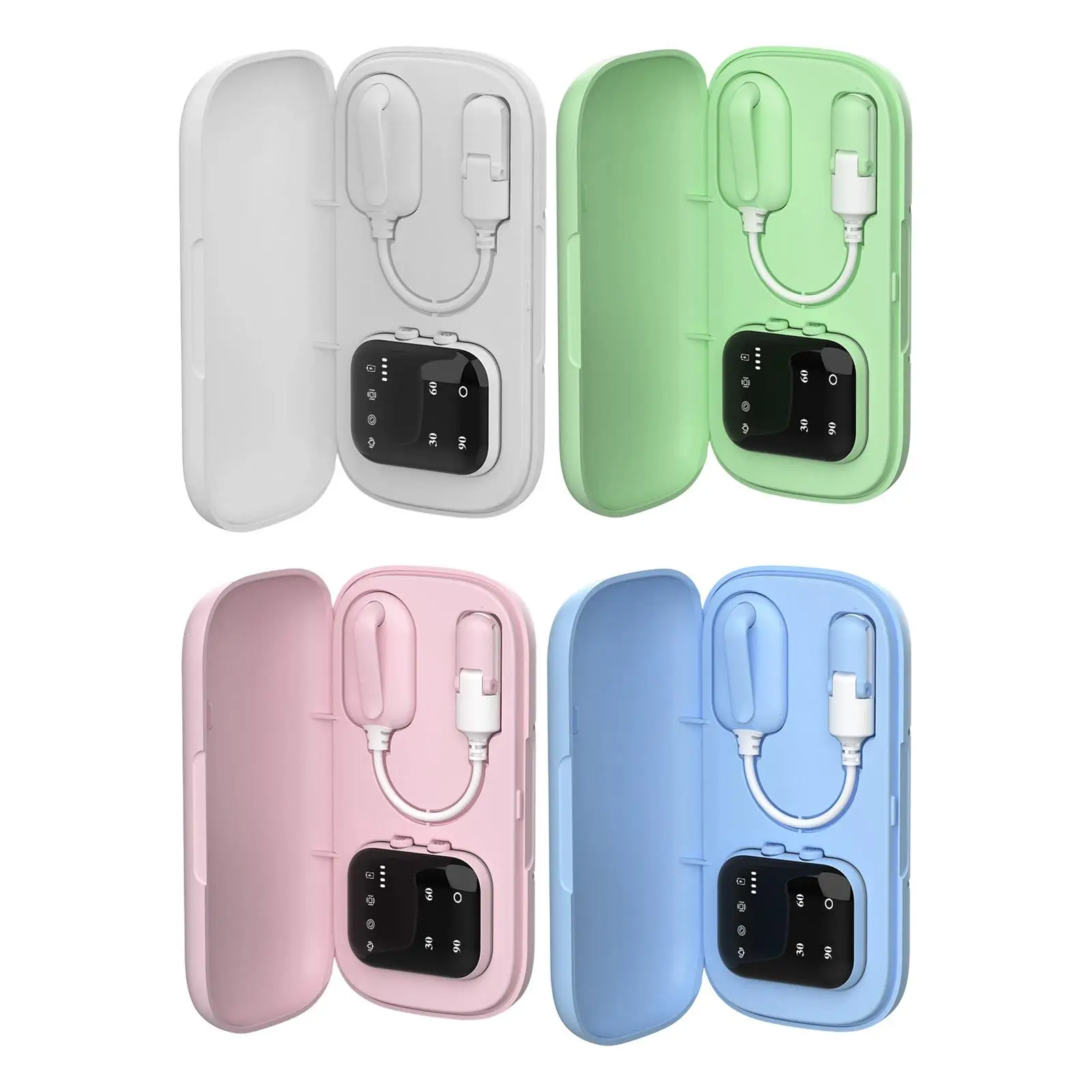 Cordless Bedwetting Alarm with Receiver Timer Compact Enuresis Alarm Professional Pee Alarm for Overcoming Bedwetting Elderly