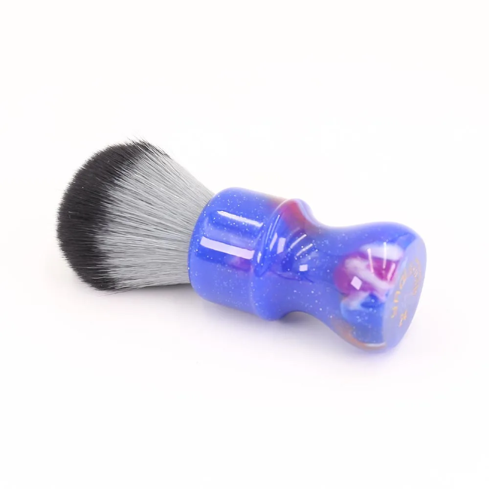 Picture 6: New 2026 Wet Shaving Brushes Yaqi 24MM Colorful Mysterious Space Color Handle Timber Wolf Knot Men Shaving Brushes