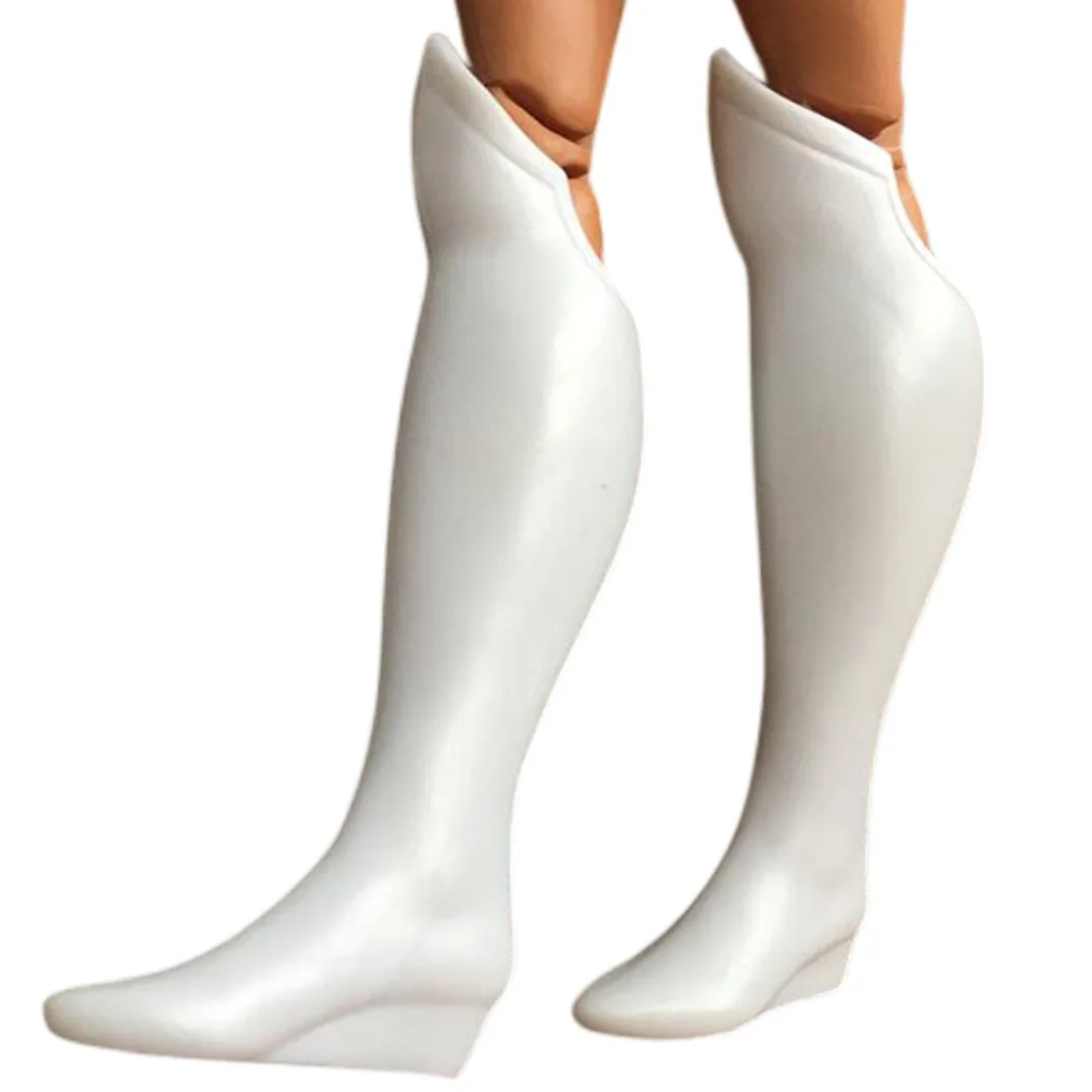 Tamanho grande botas de boneca princesa sapatos casuais bonecas maravilha acessórios boneca sapatos de salto alto sandálias diy boneca decorações coloridas
