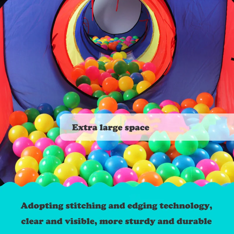 5 teile/los tragbare Kinder Camping Zelt spielen Haus Ozean Ball Pool Pop-up Zelt Kinder Strand Zelt Baby kriechen Tunnel Baby Zelt