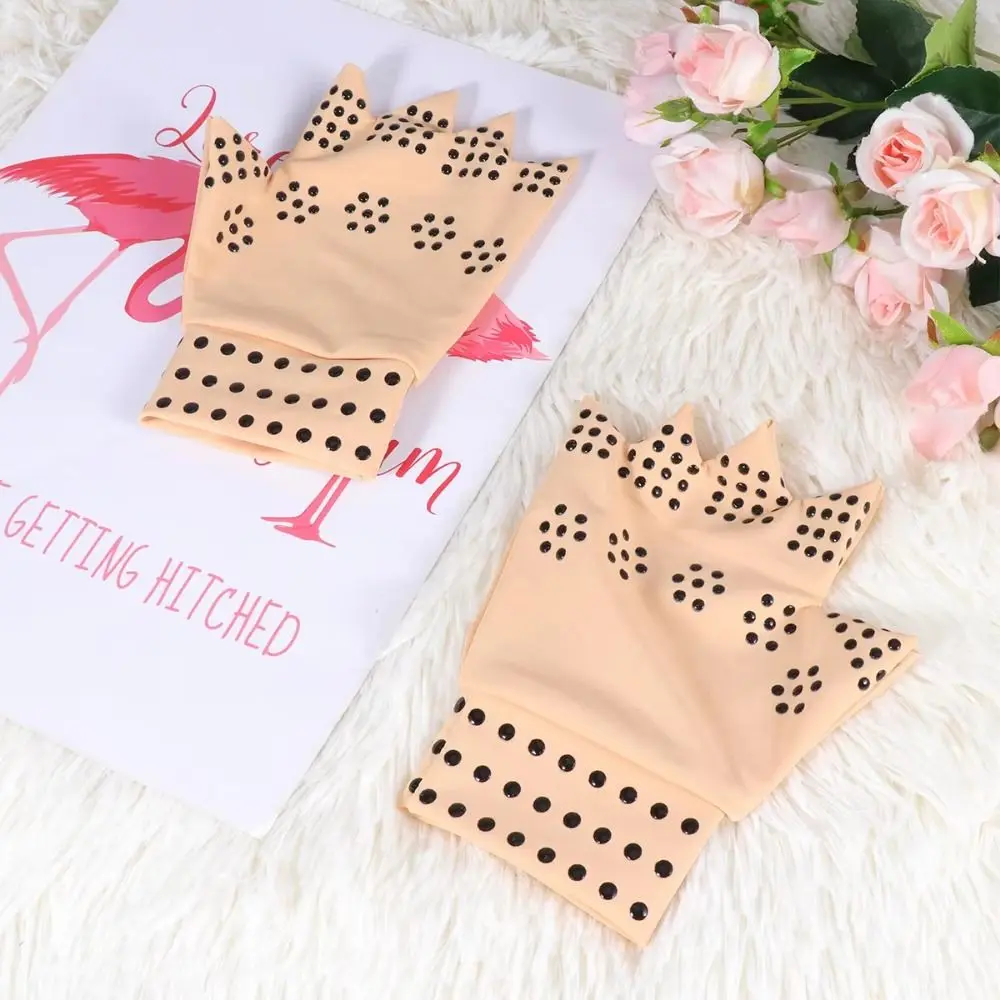Arthritis Joint Magnetic Gloves Elastic Exposed Finger Arthritis Gloves Comfortable Breathable Cycling Driving Gloves - view 5
