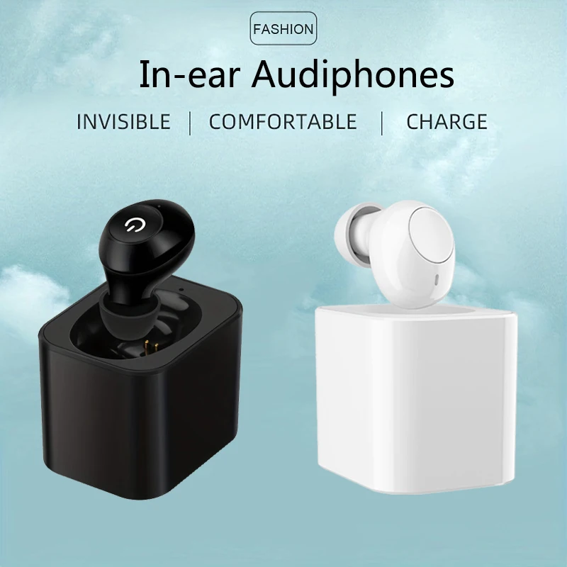 Invisible Single Assisted Listen Sound Amplifier Earbud Magnetic Rechargeable Intelligent Noise Canceling Audiphones For Elderly