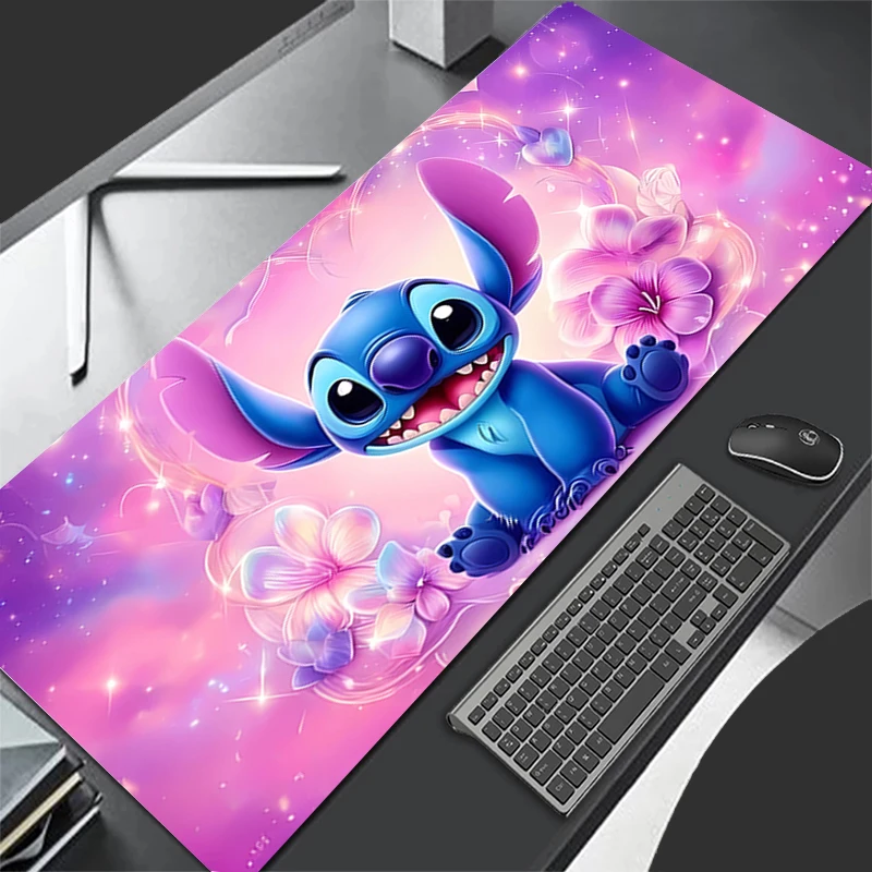 

Цветная Мышь Pad Kawaii Stitch геймерский коврик для мыши водонепроницаемый большой коврик для клавиатуры водонепроницаемый Настольный коврик для компьютера ноутбука коврики для мыши