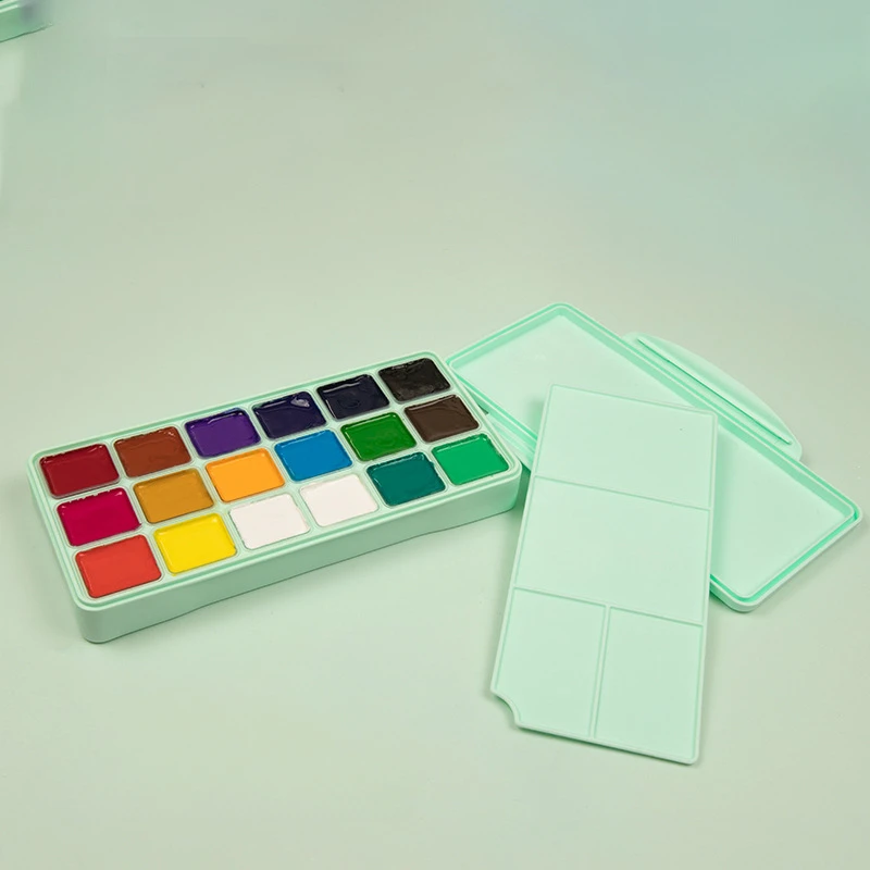 Gouache Paint Set 18/24 Color 30ml Gouache Painting Pigment Special Art Supplies for Beginner Art Students School Supplies