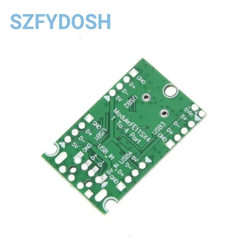 Industrial-Grade USB 2.0 Módulo de Expansão, HUB Hub, Development Board, Free Drive, 4 Interface, 1 Mins, 4 Interface