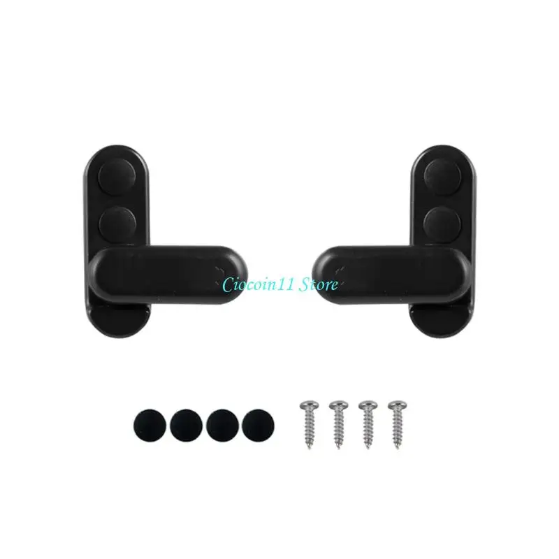 

Y1UB 2Pcs Campers Desk Holder 180 Rotation Capability Table Board Buckle Rotary Lock