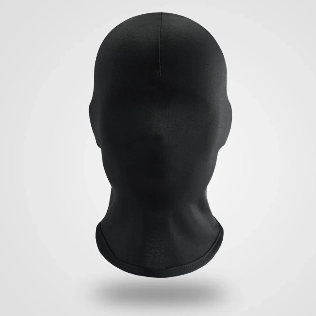 Zwart Full Face No Hole Cover Hoed Vrouwen Mannen Leger Tactische Cs Bivakmuts Cap Sun Uv Bescherming Fiets Motorfiets Multi-Hole Ski Masker