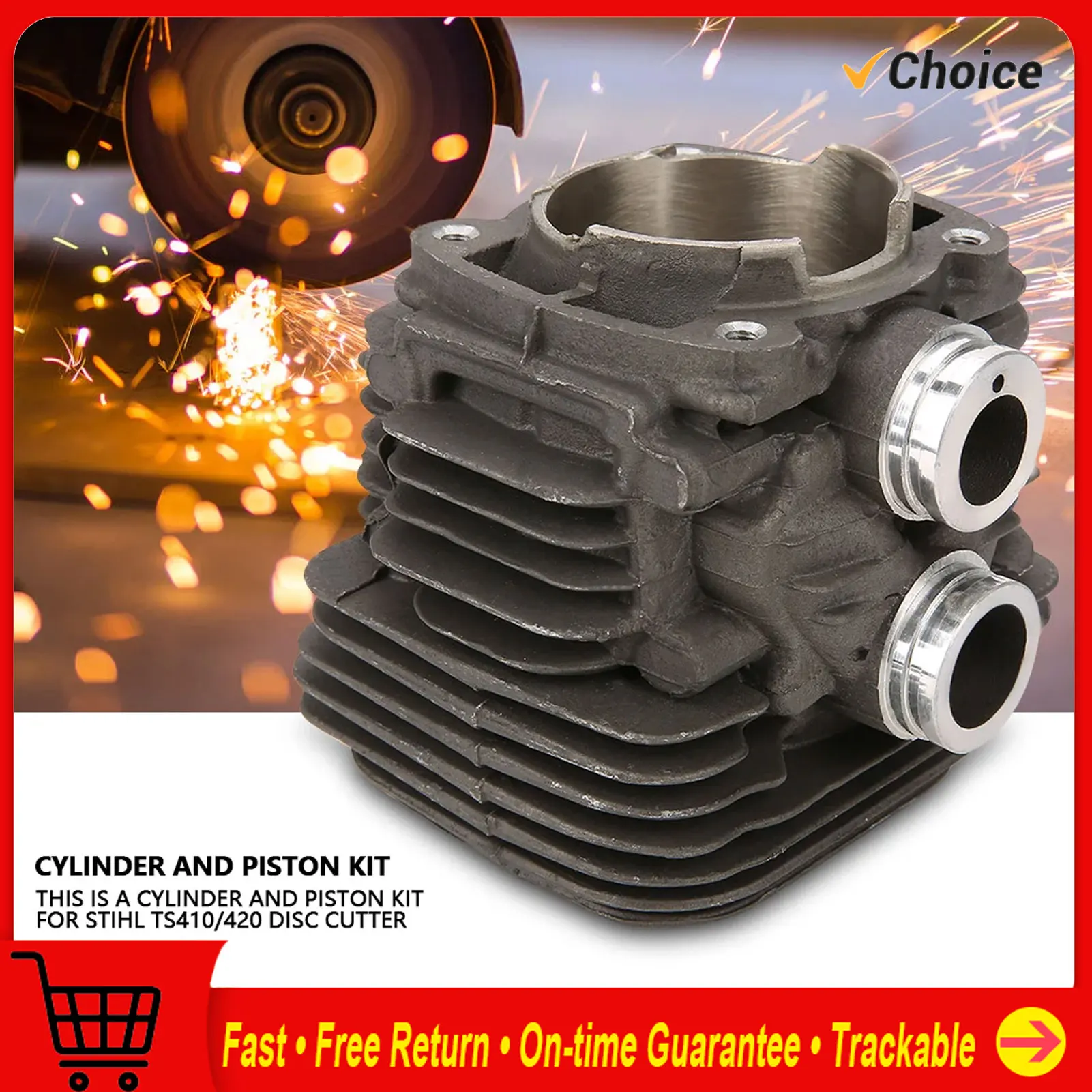 

Chainsaw cylinder set Cylinder Piston kit for STIHL 50mm Cylinder & Piston Kit and Gasket Assembly Kit For TS410 / TS420