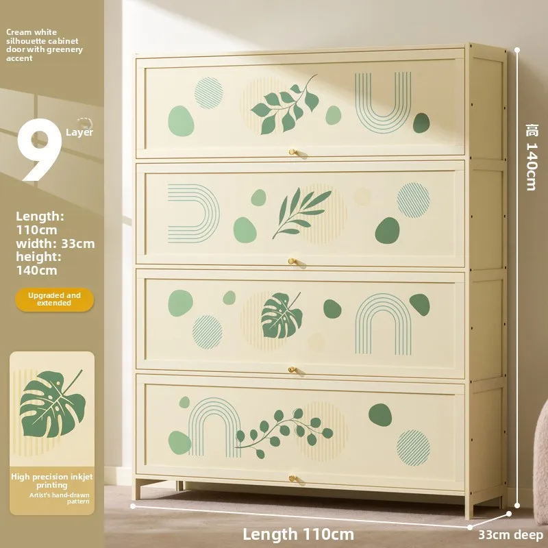 

Firm Household shoe cabinet against the wall, dust cabinet, floor storage cabinet, locker, simple shoe rack, storage cabinet