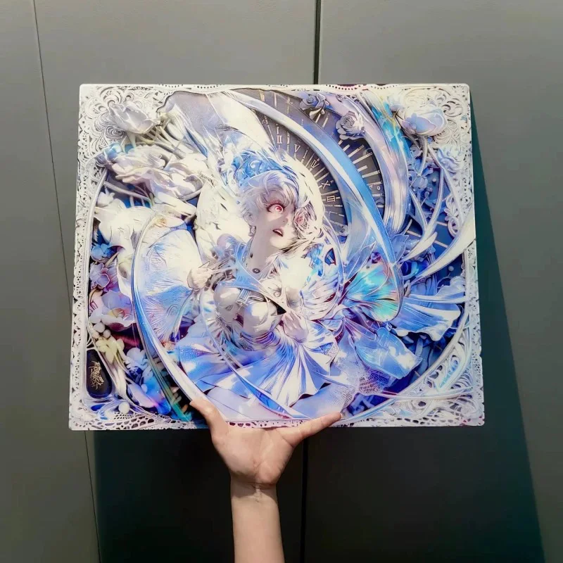 Anime Eesports Game Shockproof Photovoltaic Glass Mouse Pad Tempered Upgrade Smooth FPS Game&Office Specific Pc Laptop Desk Mat